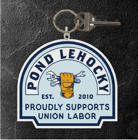 Union Labor x Pond Lehocky Keychain
